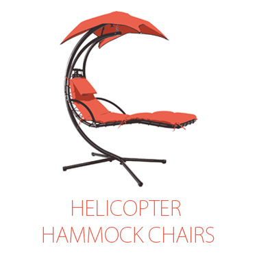 Helicopter hammock chairs chaise loungers